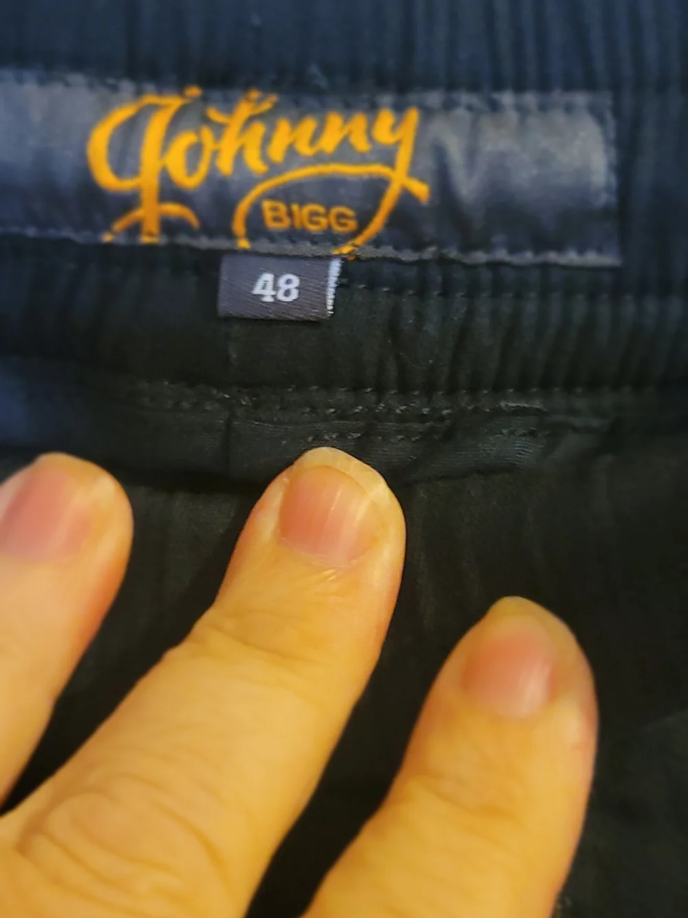 Men's Johnny Bigg Pants in Navy Blue NWT 48 Waist.